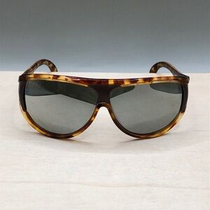 Vintage Opti Ray Pilot Aviator driving Sunglasses Mirrored Tortoise 80's Unisex